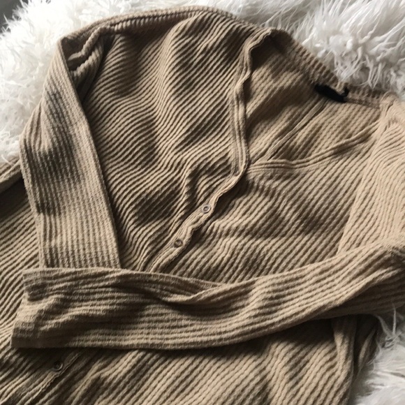 Urban Outfitters Oversized Button-Front Top - Picture 1 of 4